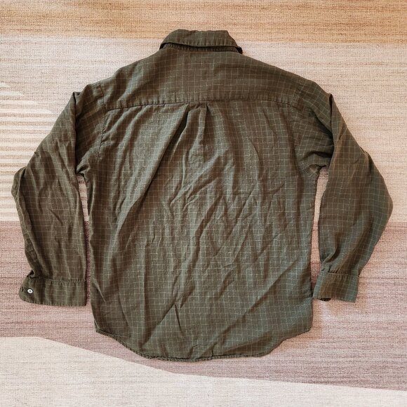 Olive Green Banana Republic button-down shirt - Picture 3 of 5